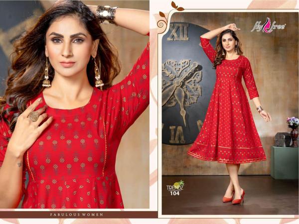 Fly Free Trendz Ethnic Wear Anarkali Kurti Collection